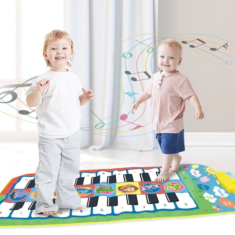 LYUMO Tapis de Piano de Sol pour Enfants, Jouets de Tapis de Piano
