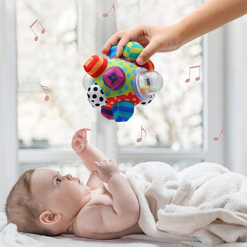 Balle de préhension type Montessori - Balle de texture pour bébés -  Matériel bébé Montessori - Jouets de motricité fine - Bal