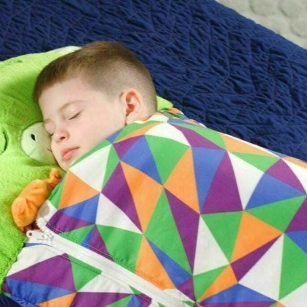 Grand sac de couchage pour enfants jouent oreiller doux chaud licorne  cadeau jouets Xmas_jl