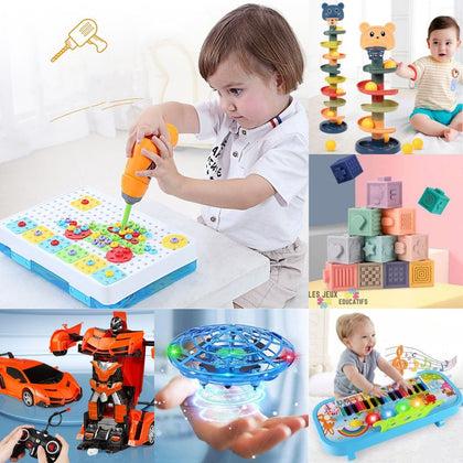 Jeux et jouets éducatifs de la naissance à 2 ans