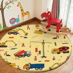 Tapis rond chambre garcon