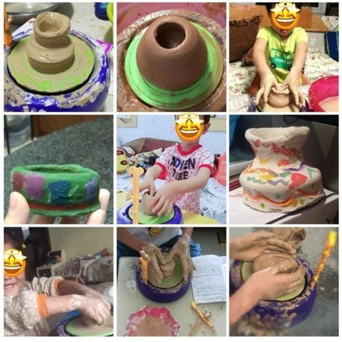 Tour à poterie pour enfant vintage