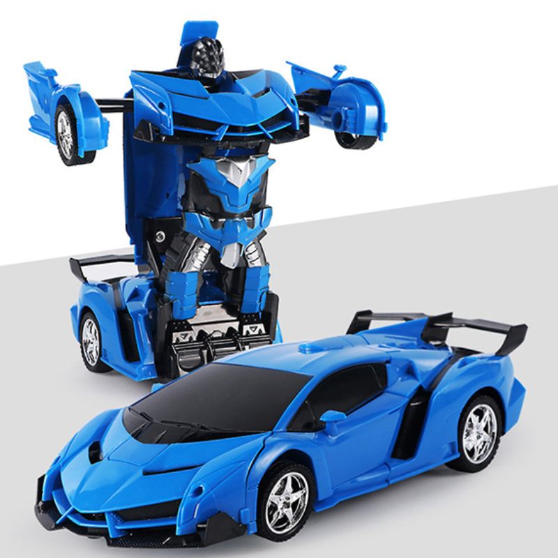 Transformer La Voiture Télécommandée pour Garçons Voiture Telecommande Robot  Voiture Jouet Transformable Jouets Transformers p[113]